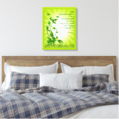 地球の日の環境モダン自然緑の気候 キャンバスプリント (インサイチュ (寝室))
