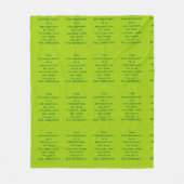 地球の日の環境モダン自然緑の気候 フリースブランケット (正面)