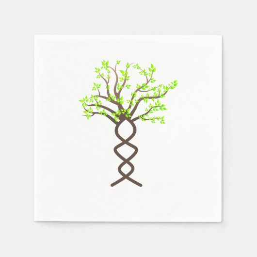 地球の日の生物多様性環境保護農業 スタンダードカクテルナプキン (正面)