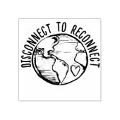 地球の日の自然恋人を再接続する切断 ラバースタンプ (インプリント)