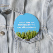 地球の日は我々が出来る誕生日である祝 缶バッジ (インサイチュ)