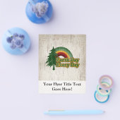 地球の日は毎日、レトロな虹 チラシ (シングル)