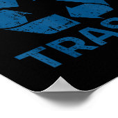 地球の日は私たちの惑星の汚れ救たリサイクルではない ポスター (角)