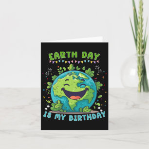 地球の日は私の誕生日おもしろい地球の日誕生日 カード