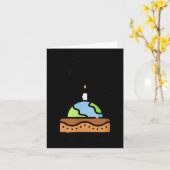 地球の日は私の誕生日プロ環境パーティー_1 カード (黄色い花)