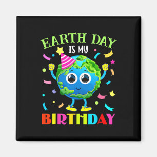 地球の日は私の誕生日プロ環境誕生日 マグネット
