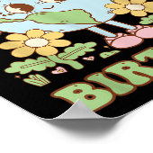 地球の日は私の誕生日4月22日自然コンサーブ ポスター (角)