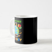 地球の日は私の誕生日Tee日の環境部分 コーヒーマグカップ (正面左)