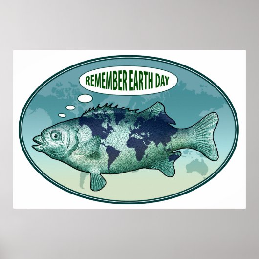 地球の日を思い出す ポスター (正面)