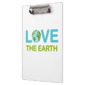 地球の日を愛するクリップボード クリップボード (左)