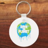 地球の日を救う キーホルダー (正面)