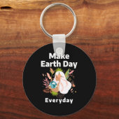 地球の日を毎日作る キーホルダー (正面)
