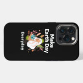 地球の日を毎日作る iPhoneケース (裏面横)