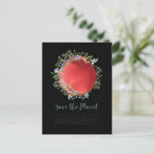 地球の日を除く気候変動 ポストカード (スタンド正面)