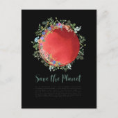 地球の日を除く気候変動 ポストカード (正面)