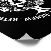 地球の日リサイクル再利用リニューアルリサイク保全 ポスター (角)