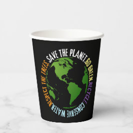 地球の日惑星の環境にやさしいことをしようを保存 紙コップ
