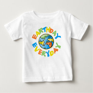 地球の日毎年 ベビーTシャツ