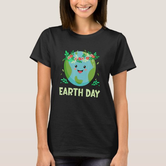 地球の日2022惑星は地球の海の地球を復元クールする Tシャツ (正面)