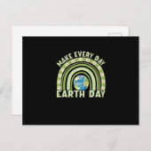 地球の日2022毎日を作る地球の日 案内ポストカード (正面/裏面)