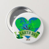 地球の日2024 缶バッジ (正面&裏面)