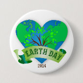 地球の日2024 缶バッジ (正面)