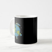 地球の日2025復元リサイクルウミガメ救ザ コーヒーマグカップ (正面左)