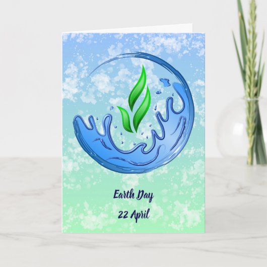 地球の日2025我々の力Our Planet Crest カード (正面)