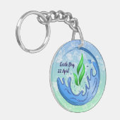 地球の日2025我々の力Our Planet Crest キーホルダー (正面左)