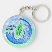 地球の日2025我々の力Our Planet Crest キーホルダー (裏面)