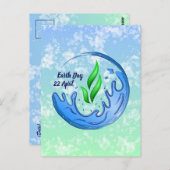 地球の日2025我々の力Our Planet Crest ポストカード (正面/裏面)