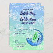 地球の日2025我々の力Our Planet Crest 招待状 (正面/裏面)