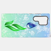 地球の日2025我々の力Our Planet Crest Samsung Galaxyケース (裏面横)