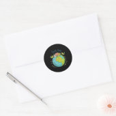 地球の日2025行くプラネティT'sあなたの地球の日かわいい ラウンドシール (封筒)