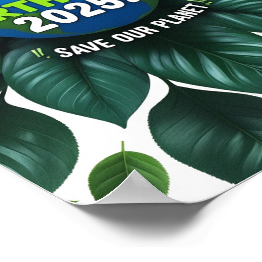 地球の日2025 ポスター (角)