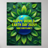 地球の日2025 ポスター (正面)