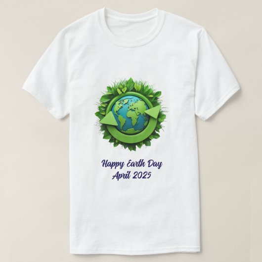 地球の日2025 Tシャツ (デザイン正面)