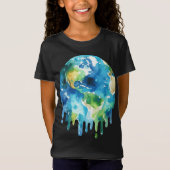 地球の日4月22日リサイクル救環境 Tシャツ (正面)