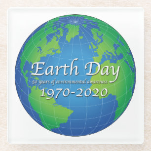地球の日50周年2020 ガラスコースター
