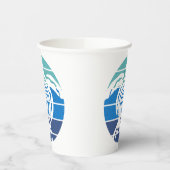 地球の日、ウミガメ、海の浄化 紙コップ (左)