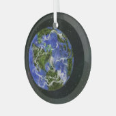 地球の日 ガラスオーナメント (正面左)