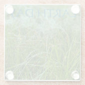 地球の日 ガラスコースター (裏面)