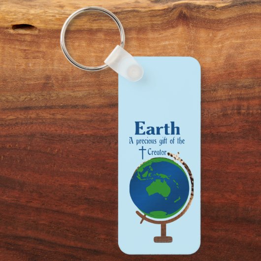 地球の日 キーホルダー (正面)