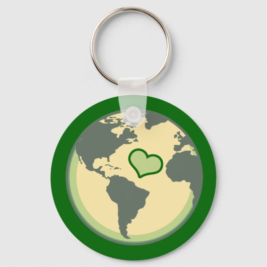 地球の日 キーホルダー (正面)