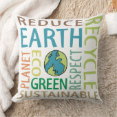 地球の日 クッション (ブランケット)