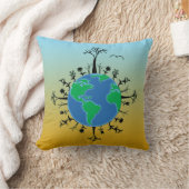 地球の日 クッション (ブランケット)