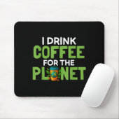 地球の日 コーヒーカフェイン マウスパッド (マウス)