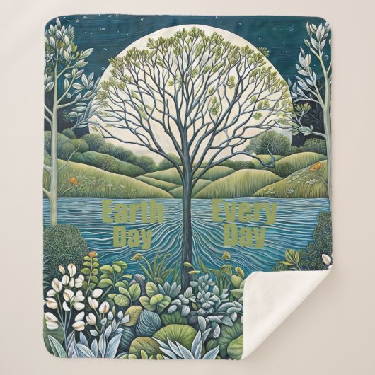 地球の日 シェルパブランケット (正面)