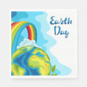 地球の日 スタンダードランチョンナプキン (正面)