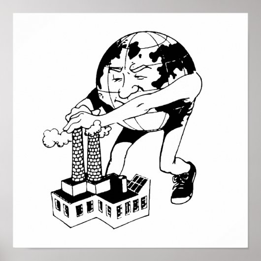 地球の日 – ストップ汚染 ポスター (正面)